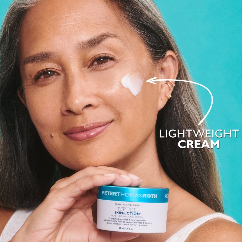 Peter Thomas Roth | Full-Size Peptide Skinjection™ Solutions 2-Piece Face & Eye Kit | Anti-Aging Peptide Skincare Set, Under-Eye Cream and Moisturizer