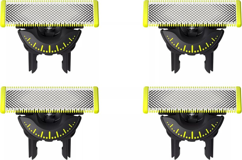 Philips OneBlade 360 Replacement Blades - 4 Pack for QP440/50 Electric Shaver & Trimmer