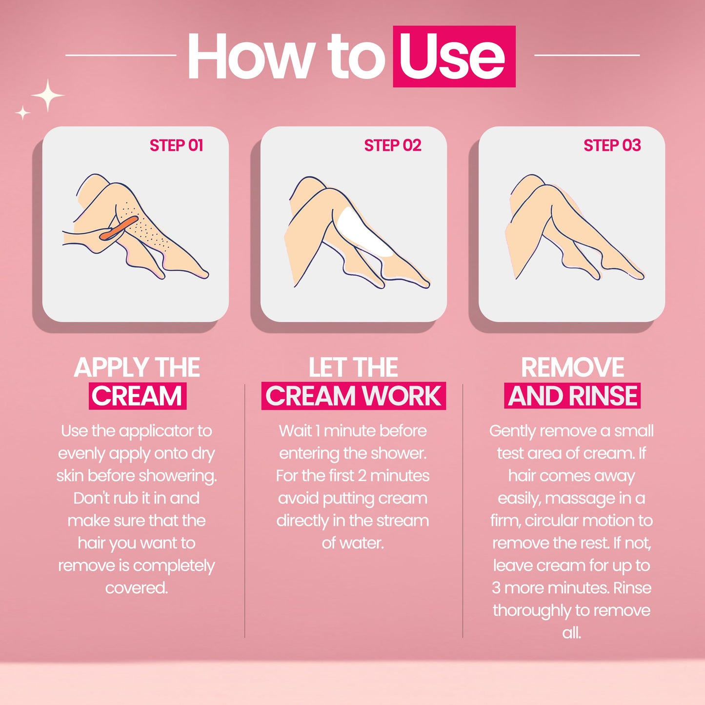 WooWoo Tame It! Natural Intimate Hair Removal Cream - Painless Vegan Hair Remover For Sensitive Skin - Depilatory For Genitals, Bikini, Legs & Bum - Women In-Shower Cream With Aloe Vera - 100ml
