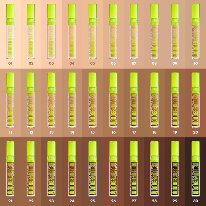 NYX Wonder Snatch Concealer - Brightening, Lifting Full Coverage Makeup | 24HR Wear, Vegan - Cappuccino