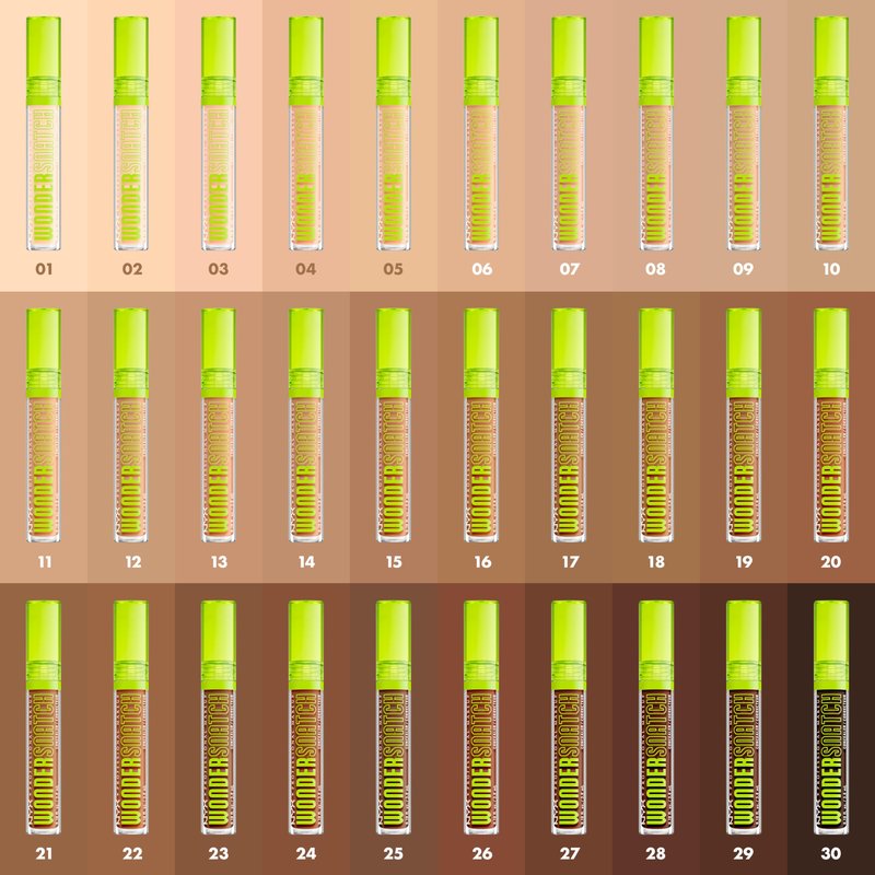 NYX PROFESSIONAL MAKEUP Wonder Snatch Concealer, Brightening, Lifting & Snatching Full Coverage Makeup Concealer with 24HR Wear, Vegan & Cruelty Free - Walnut