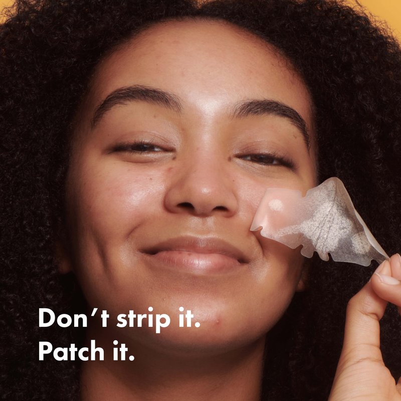 Mighty Patch Nose Pimple Patches, Large Hydrocolloid Pore Strips, Dermatologist Approved, Overnight, Pimple Stickers from Hero Cosmetics, 10 count