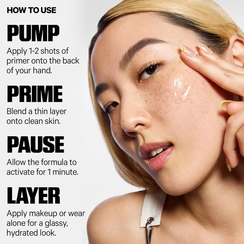 Milk Makeup Hydro Grip Primer - Hydrating Face Primer with Hyaluronic Acid & Niacinamide | Long-Lasting, Silicone-Free Gel