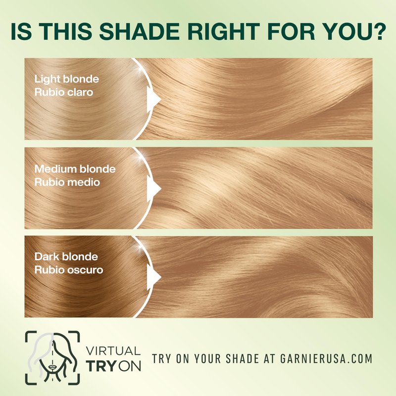 Garnier Nutrisse Ultra Crème Hair Color, Permanent Hair Dye with 100% Gray Coverage, Vegan & Cruelty-Free, 93 Light Golden Blonde (Honey Butter), 2 Count