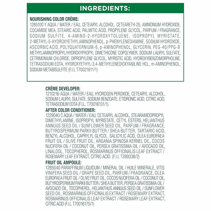 Garnier Nutrisse Ultra Crème Hair Color - 100% Gray Coverage, Vegan Permanent Dye | 66 True Red (Pomegranate), 2 Count