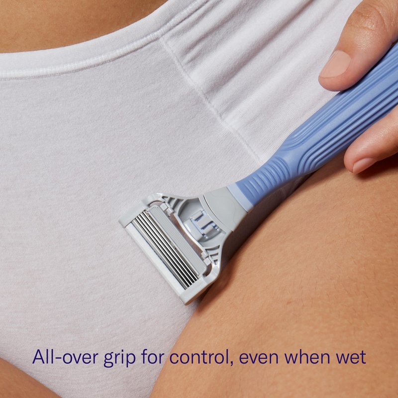 Flamingo Pubic Women's Pubic Razor Refill Cartridges, 8 Women's Razors for Shaving Bikini Line