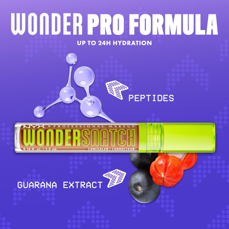 NYX PROFESSIONAL MAKEUP Wonder Snatch Concealer, Brightening, Lifting & Snatching Full Coverage Makeup Concealer with 24HR Wear, Vegan & Cruelty Free - Cinnamon