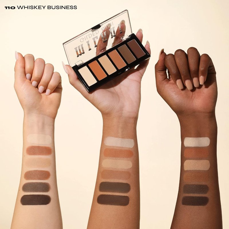 Milani Gilded Mini Eyeshadow Palette - 6 Versatile Matte & Shimmer Shades | Whiskey Business