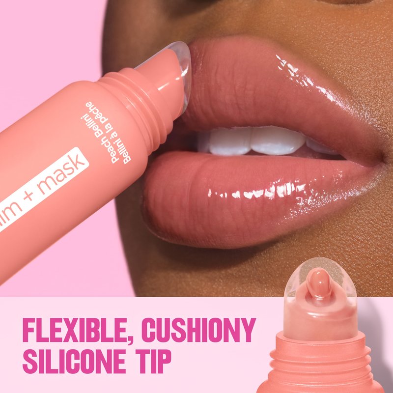 Revlon Glimmer Lip Treat Balm + Mask, Overnight Peptide Lip Treatment, Hydrating, 004 Lavender Vanilla, 0.4 fl oz