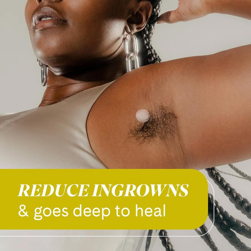 Fur Ingrown Microdart Patches - Effective Ingrown Hair Treatment | Microneedle Razor Bump Relief | 6 Count