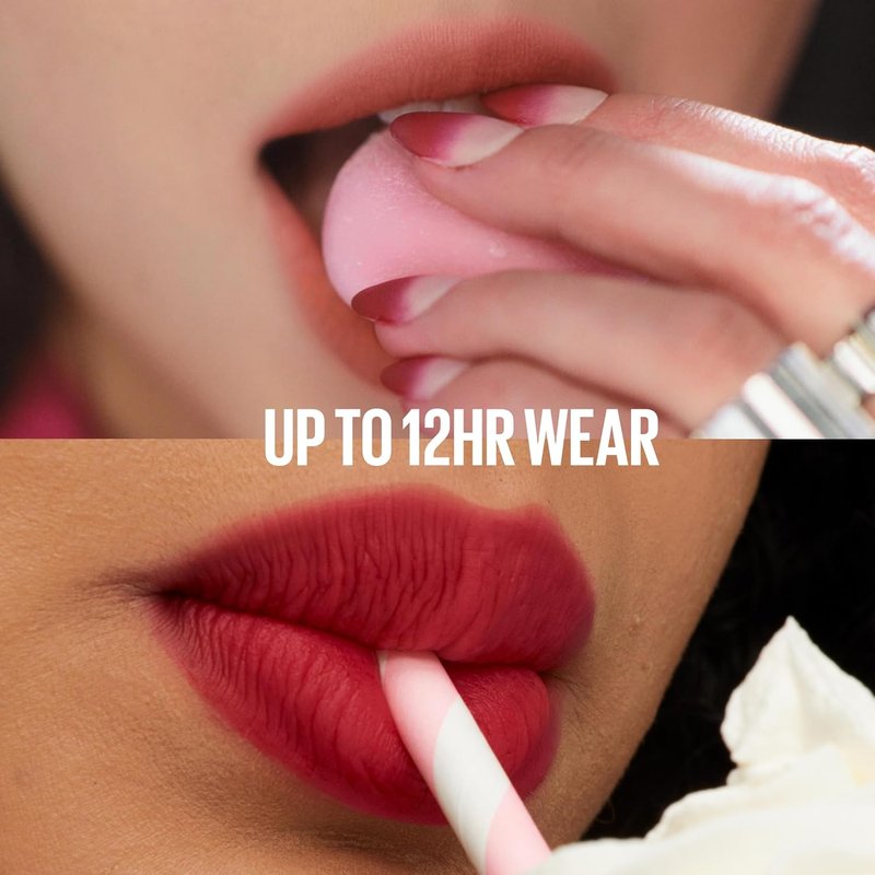 Maybelline Super Stay Lip Tint - Long Lasting Matte Lipstick for 12HR Wear | Tomato Girl, 1 Count