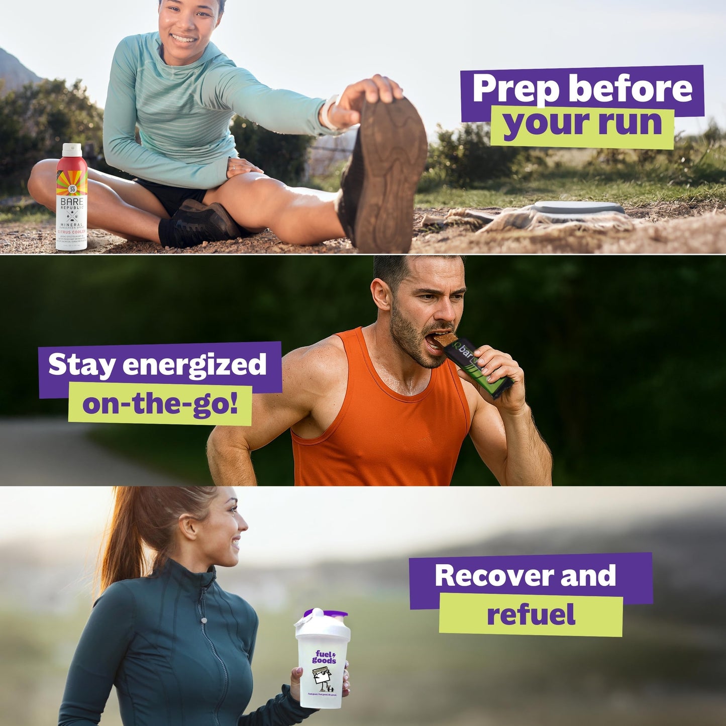 The RunnerBox® by Fuel Goods - Best Running Gift Box for Women and Men, 10-12 Runner Essentials for Training, Recovery, and Race Day; Marathon Gifts