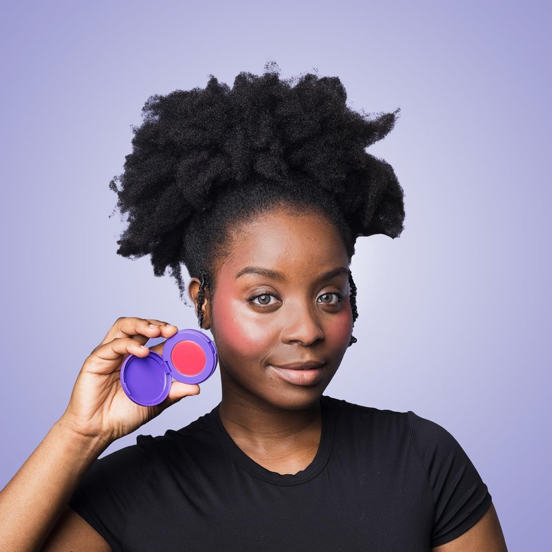 Cheekbone Courage Cream Lip & Cheek, Heartberry, Multi-Use Cream Color for Lips and Cheeks, Buildable, Pigmented Formula with Jojoba Oil, Recyclable Packaging, Vegan & Cruelty Free, 0.14 oz.