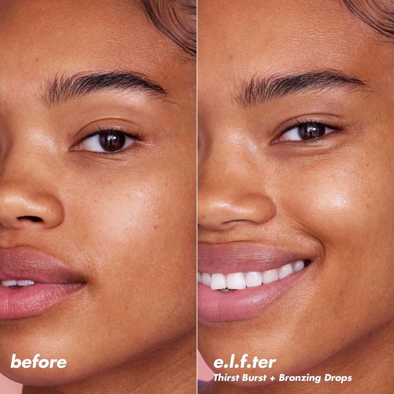 e.l.f. SKIN Hydration Duo - Holy Hydration! Thirst Burst & Bronzing Set for Dewy, Sun-Kissed Skin | Vegan & Cruelty-Free
