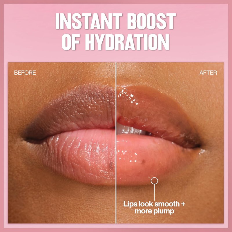 REVLON Super Lustrous Glimmer Lip Oil - Moisturizing Tinted Formula with Plant-Based Squalane | 003 Glow Mama, 0.13 fl oz