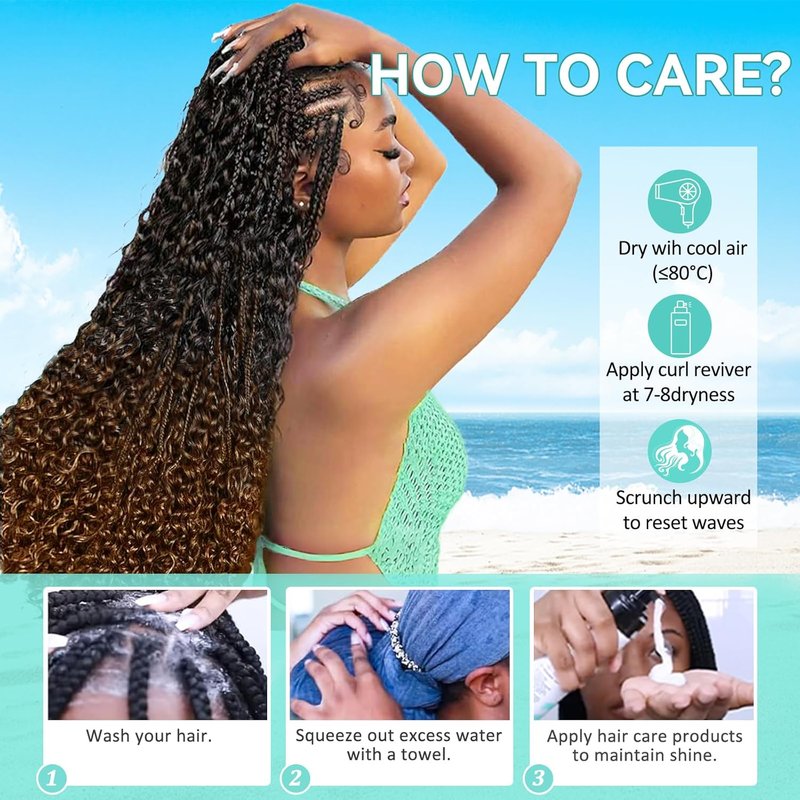 Ombre Human Braiding Hair for Boho Braids 14 Inch 120g Deep Wave Bulk Boho Human Hair for Braiding Curly Knotless Bohemian Braids 12A 100% Brazilian Virgin No Weft Extensions 3 Bundles/Pack T1B/27