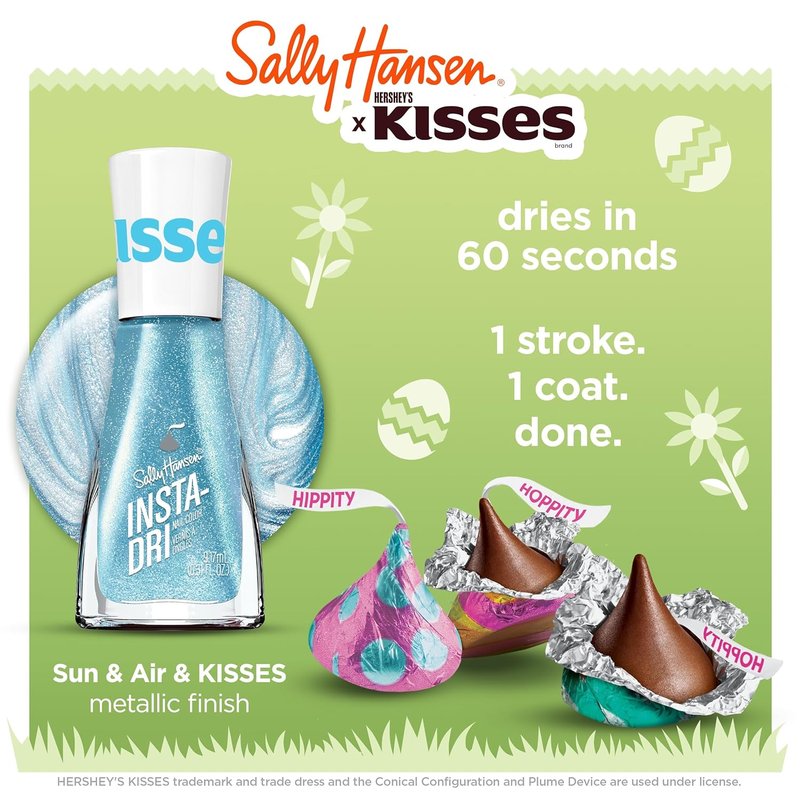 Sally Hansen Insta-Dri | Hershey's Kisses Nail Polish - Sun & Air & Kisses, 0.3oz