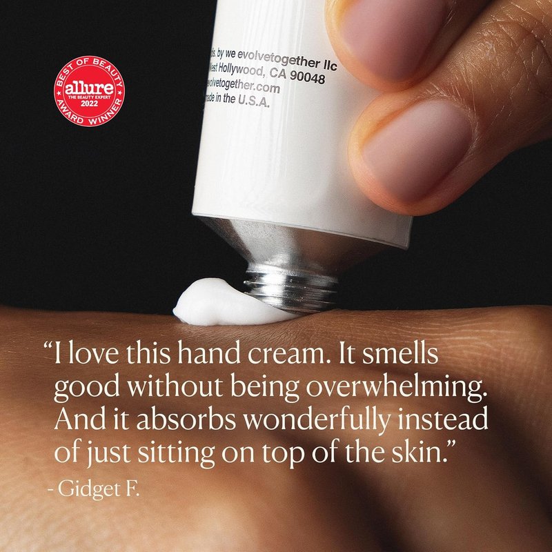 EvolveTogether Hydrating Hand Cream - Nourishes & Moisturizes Dry Hands | Non-Greasy, Cruelty-Free | 1.7 Oz, Havana