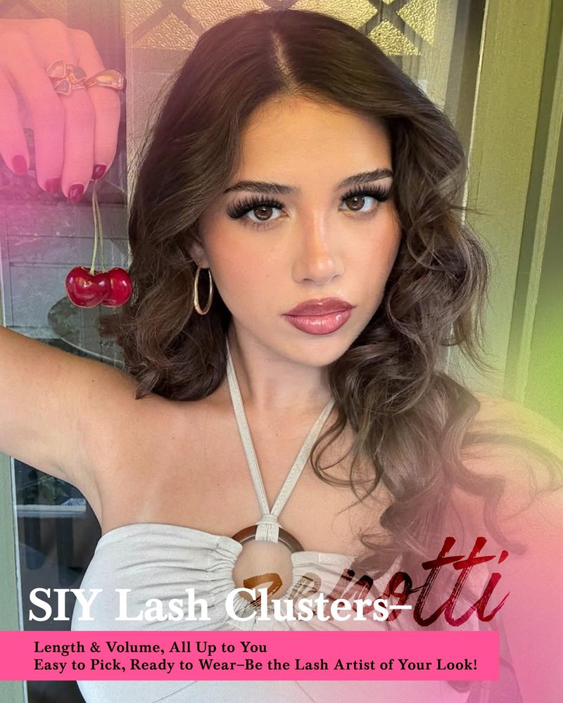 Lash Clusters Volume Lash Extensions Wispy Eyelash Clusters with Bottom Lashes 100D Individual Lashes Cluster Eyelash Extensions DIY Lashes Extension at Home D Curly 5-18mm by zenotti