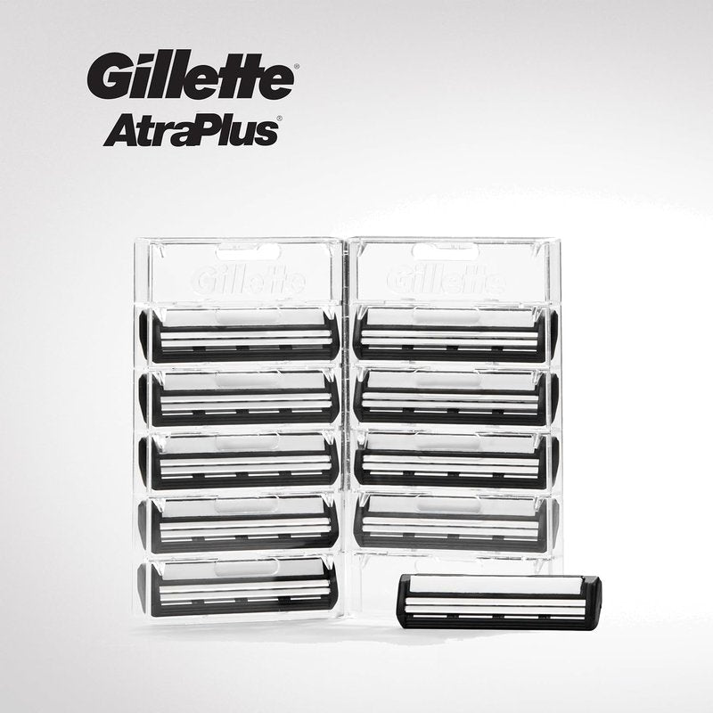 Gillette AltraPlus Men's Razor Blade Refills - 10 Count | Lubra-Soft Strip for Comfort and Smooth Shaving