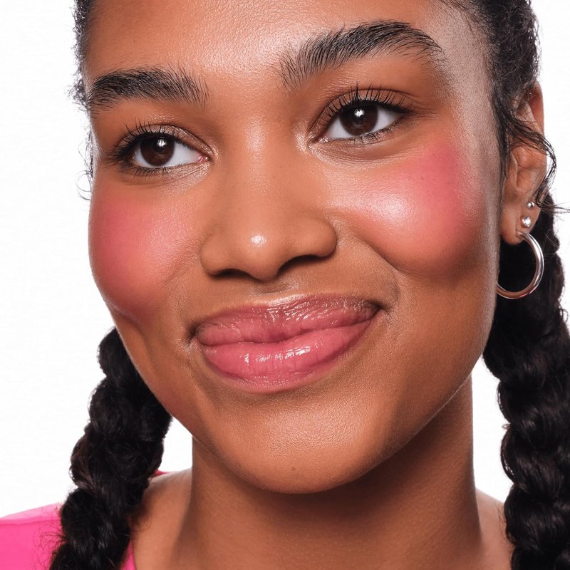 essence | Soft Touch Bouncy Blush | Lightweight, Buildable Cream to Powder Blush | Long-Lasting Natural Flush | Vegan & Cruelty-Free Makeup (40 Roses in Berry)