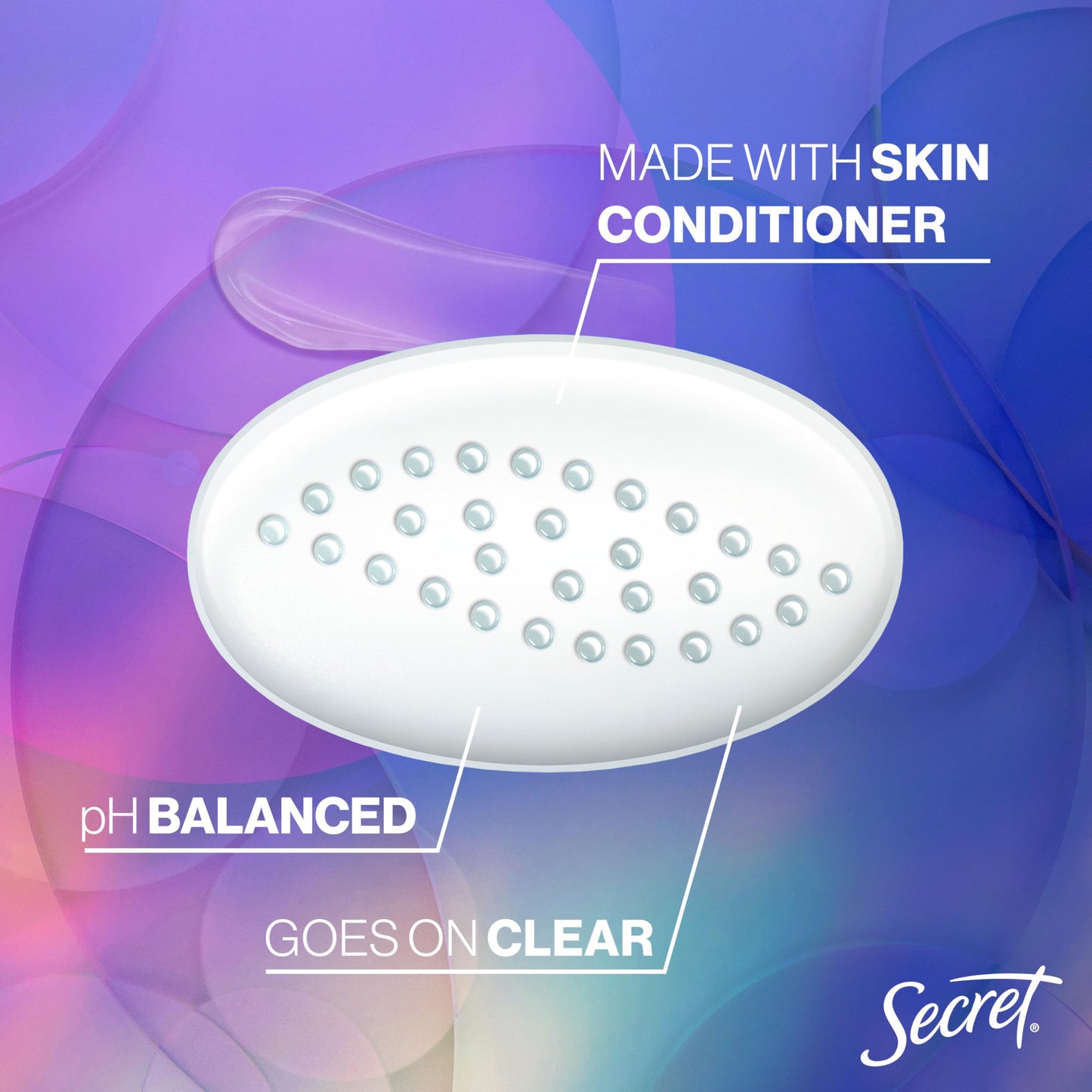 Secret Fresh Antiperspirant Deodorant for Women, 72hr Breathable Sweat & Odor Protection, Instant Freshness & Gentle, PH Balancing Minerals, Clear Gel, Nurturing Coconut Scent, 2.6 oz (Pack of 2)