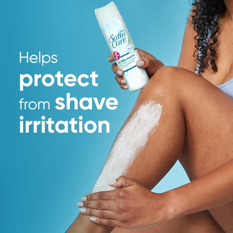 Gillette Venus Shave Gel - Ultra Sensitive Skin Formula, Fragrance-Free, 7 oz (Pack of 6)
