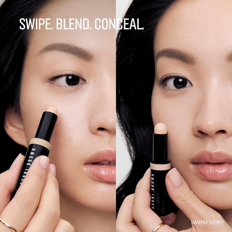 Bobbi Brown Skin Concealer Stick - Long-Lasting Cream Concealer for Dark Circles | 12-Hour Wear, 0.11 Ounce