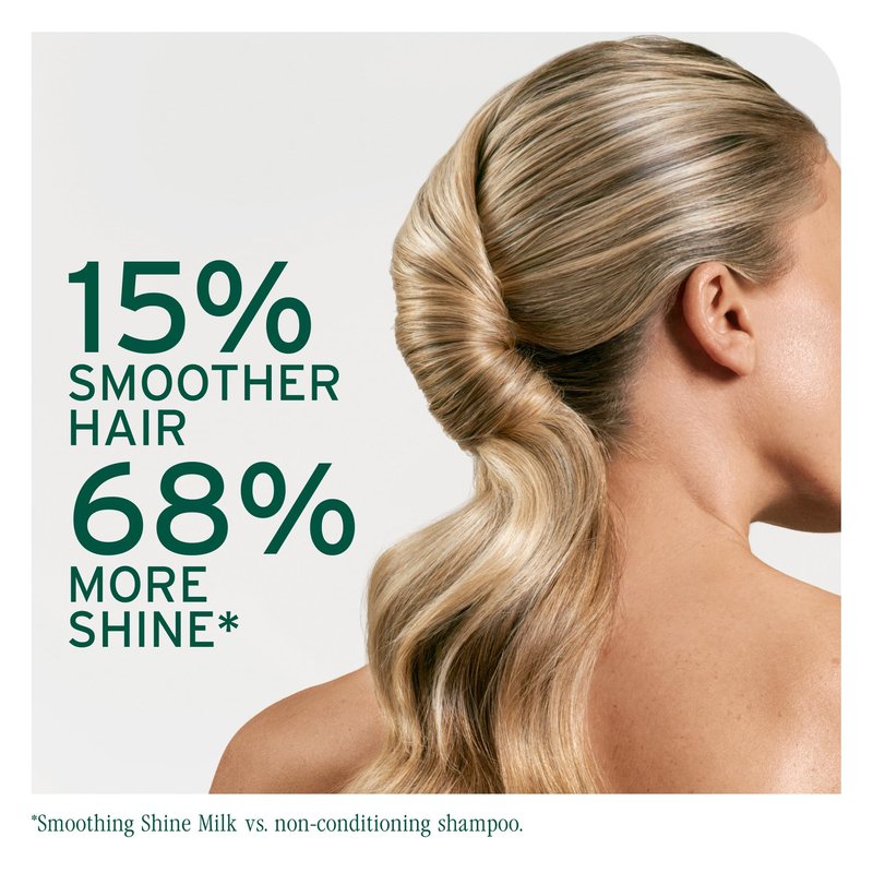 Biolage Smooth Shine Milk - Smoothing Leave-In Spray, Adds Shine, Reduces Frizz, Lightweight Hold, Styling Primer, Vegan & Paraben-Free