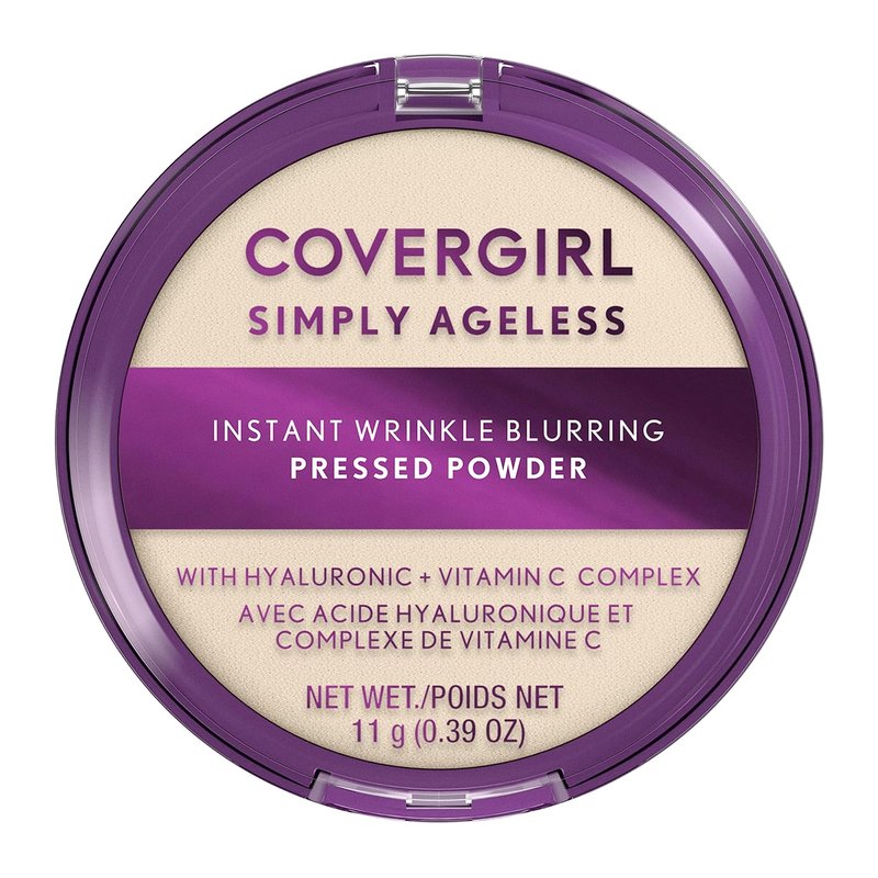 Covergirl Simply Ageless Pressed Powder - Instant Wrinkle Blurring Formula, Translucent, 0.39 Oz.