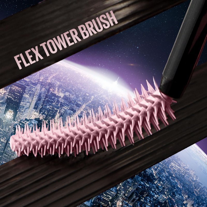 Maybelline Lash Sensational Sky High Waterproof Mascara Makeup, Volumizing, Lengthening, Defining, Curling, Multiplying, Buildable Formula, Very Black, 1 Count