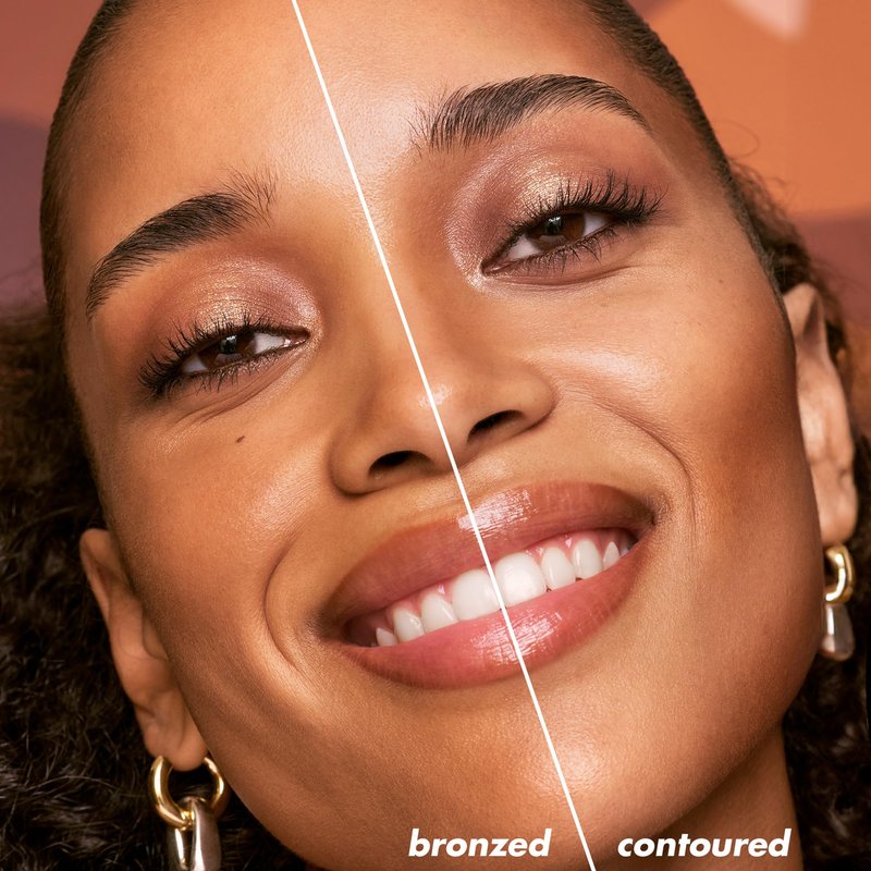 e.l.f. Camo Liquid Bronzer & Contour, Silky Pigmented Formula, Long-Lasting Glow for A Sun-Kissed, Sculpted Finish, Vegan & Cruelty-Free, 3 Light