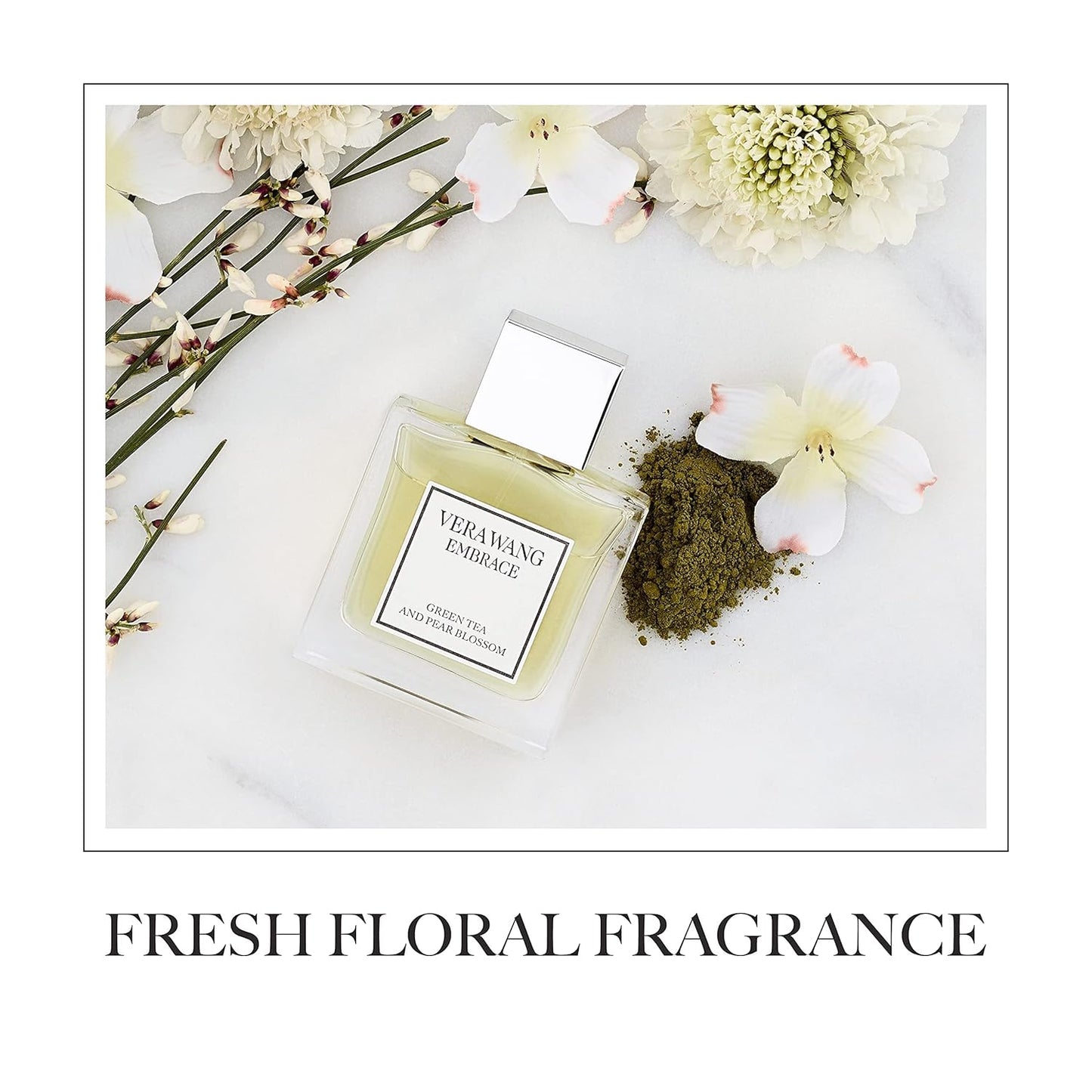 Vera Wang Embrace Body Mist - Green Tea & Pear Blossom | Long-Lasting Women's Fragrance, 8.1 fl oz