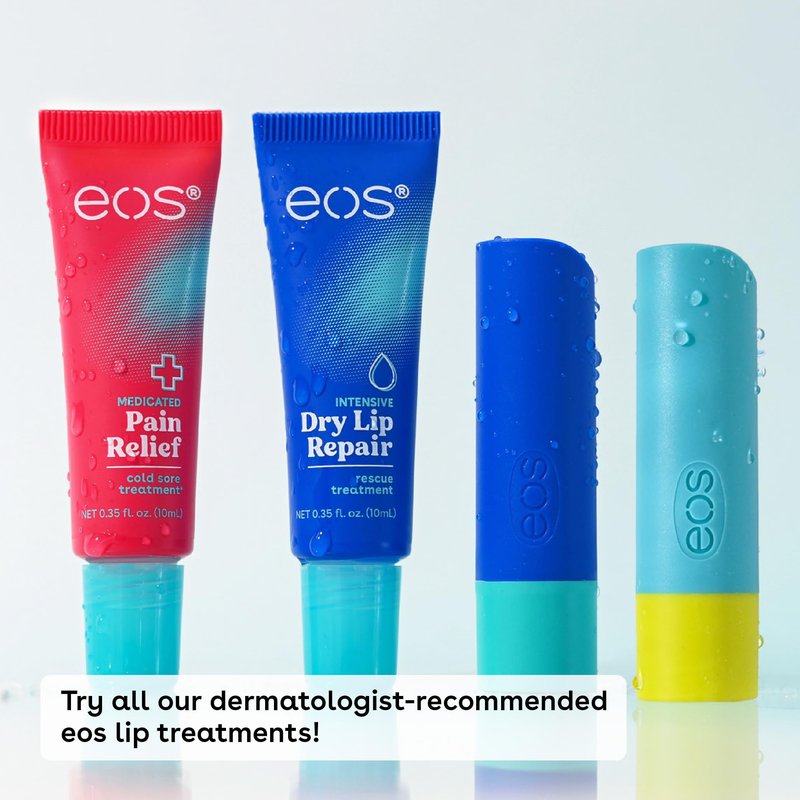 eos The Hero Lip Repair, Extra Dry Lip Treatment, 24HR Moisture, Overnight Lip_Treatment, Natural Strawberry Extract, 0.35 fl oz (Pack of 2)