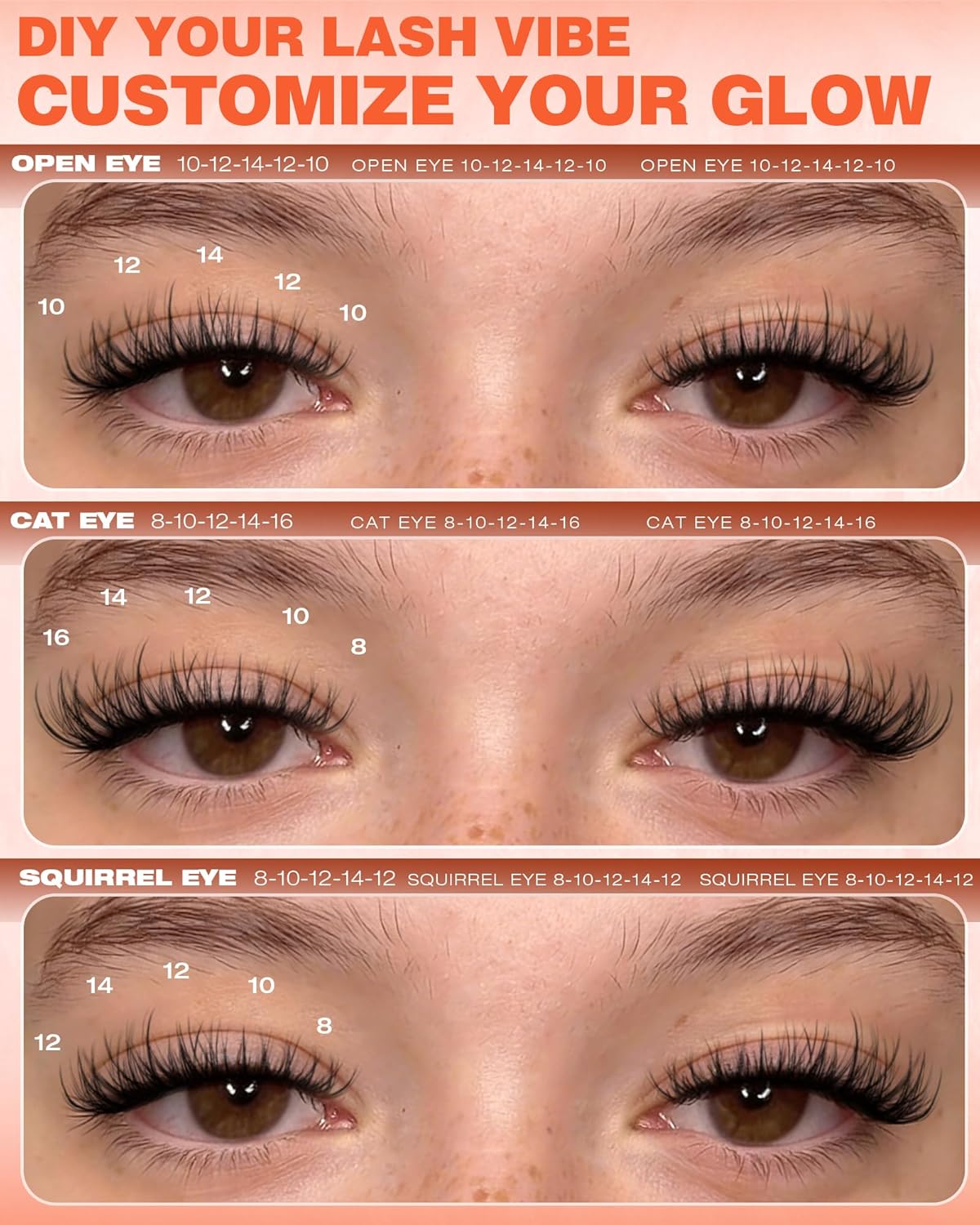 Wispy Lash Clusters - Natural 8-16MM C Curl Eyelash Extensions | Soft Thin Band for DIY Beginners