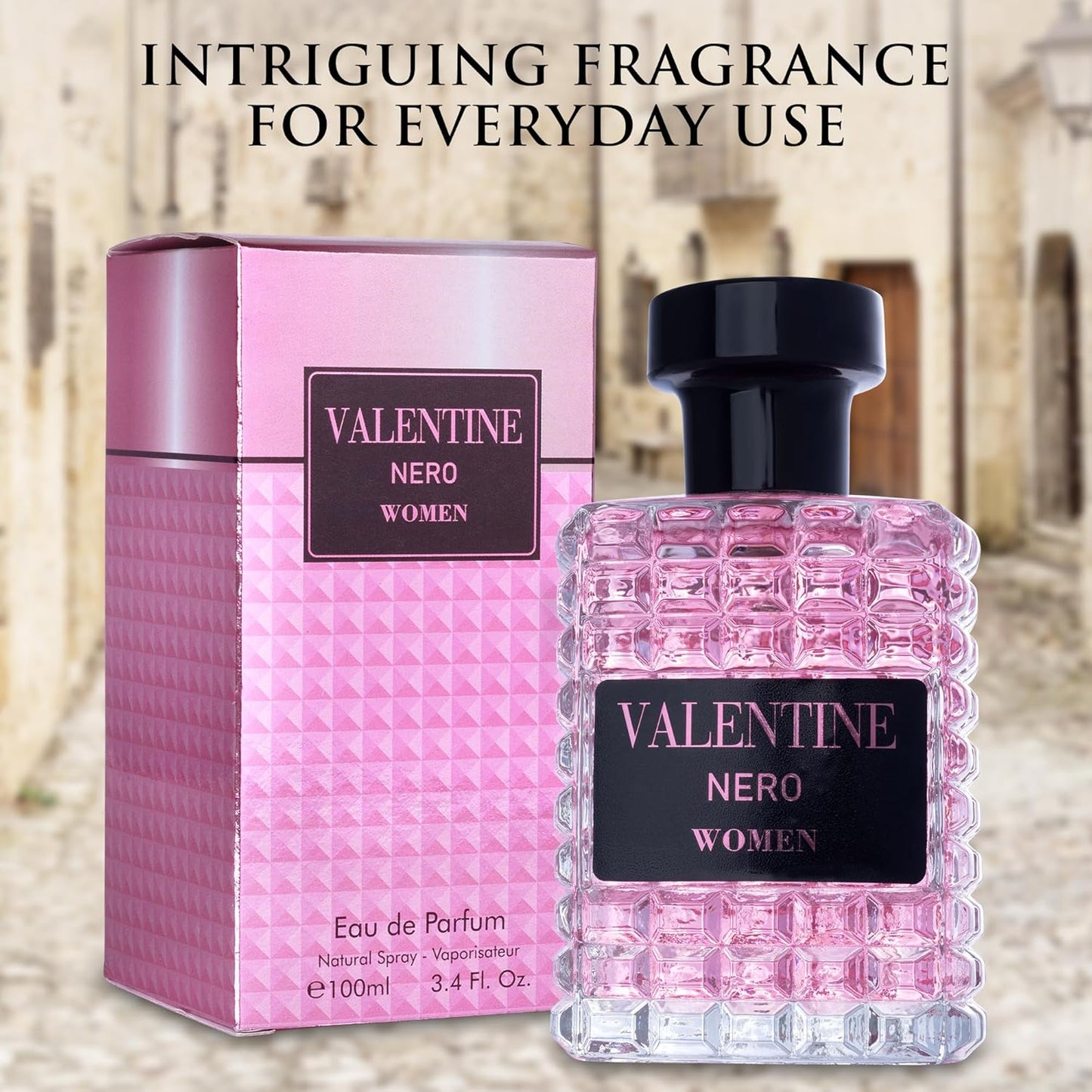 URBAN COLLECTION Eau De Parfum for Women - Amber Floral Jasmine & Bourbon Vanilla | Elegant 100ml Bottle