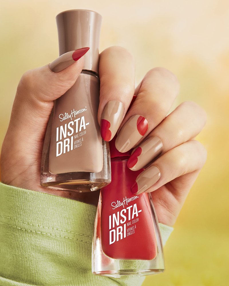 Sally Hansen Insta-Dri Nail Polish, Luxe Finish Collection, Extrava-grey, 0.31 fl oz (Pack of 2)