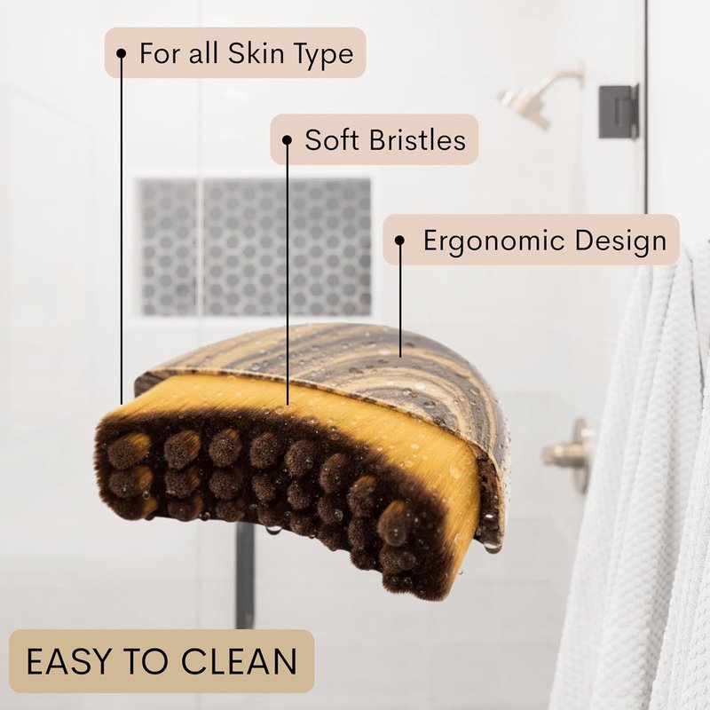 Lymphatic Contour Face Brush Set - Gentle Facial Massage & Puffiness Reduction | Soft Bristles for Sensitive Skin