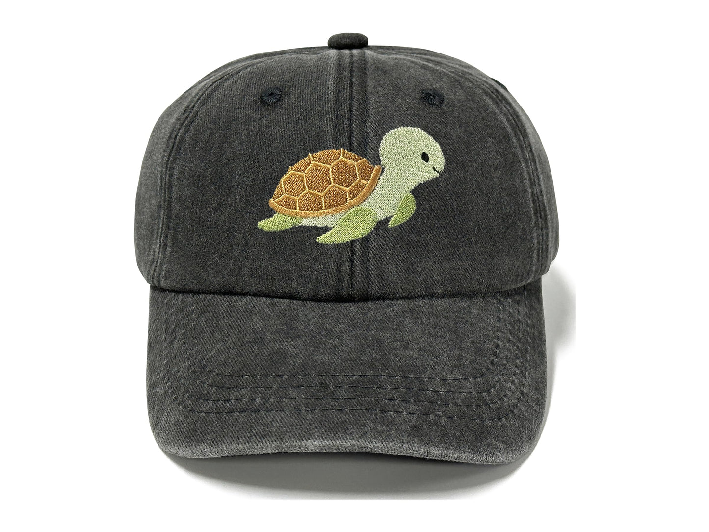 Horpe Kids Turtle Baseball Cap, Tortoise Gifts for Child, Sea Animal Hat for Boys and Girls, Adjustable Embroidered Ocean Creature Hat