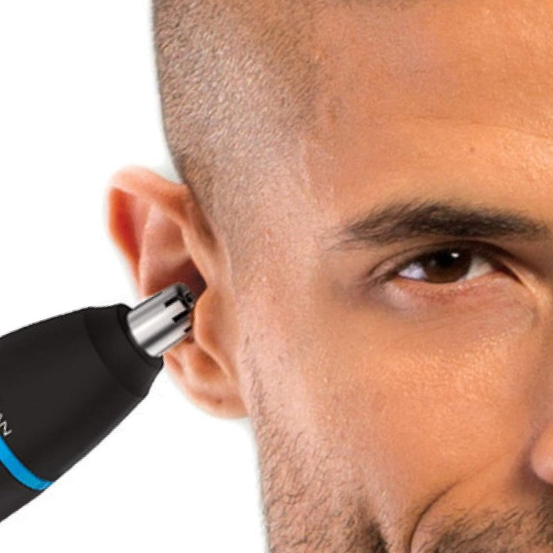 Remington Nose, Ear & Eyebrow Trimmer - Dual Edge Precision Blades, Waterproof Groomer & Easy-Clean System