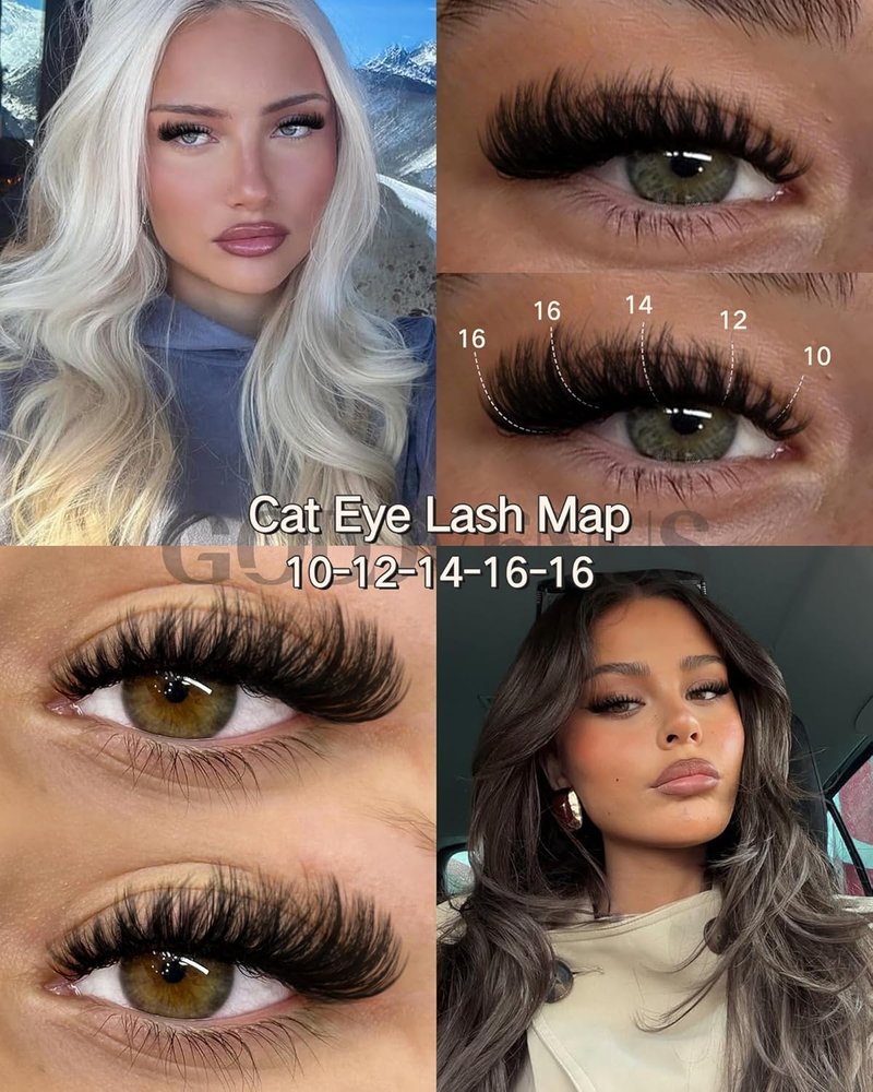 Goddvenus D Curl Fluffy Lash Clusters Kit – 144 PCS Thick Eyelashes Clusters, 10-18mm Wispy Lash Extension Natural Look, Waterproof Cluster Eyelash Extensions Kit for DIY False Eyelashes at Home
