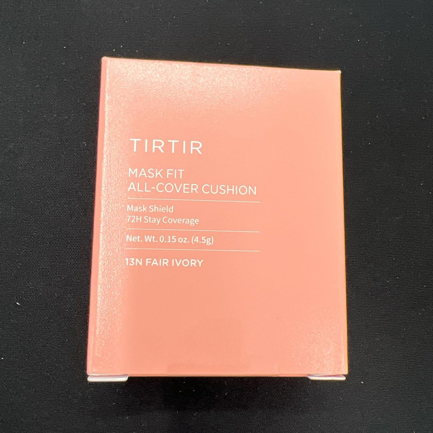 TIRTIR All Cover Pink Cushion - Korean Foundation with SPF | Mini Size (#13N Fair Ivory, 0.15 Fl Oz)