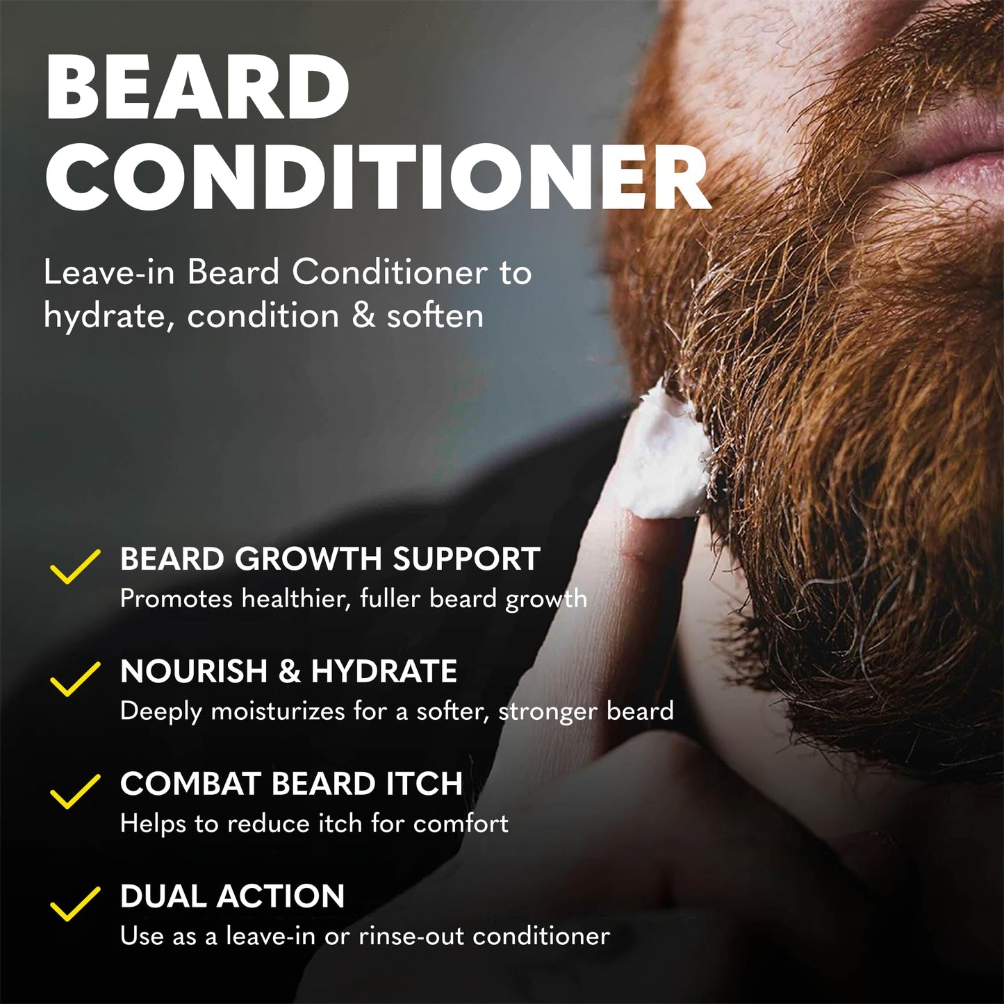 The Beard Club Beard Wash and Conditioner Set – Facial Hair Shampoo & Leave-In Conditioner for Men – Hydrating, Softener Mens Face Wash Grooming Care Gift Kit