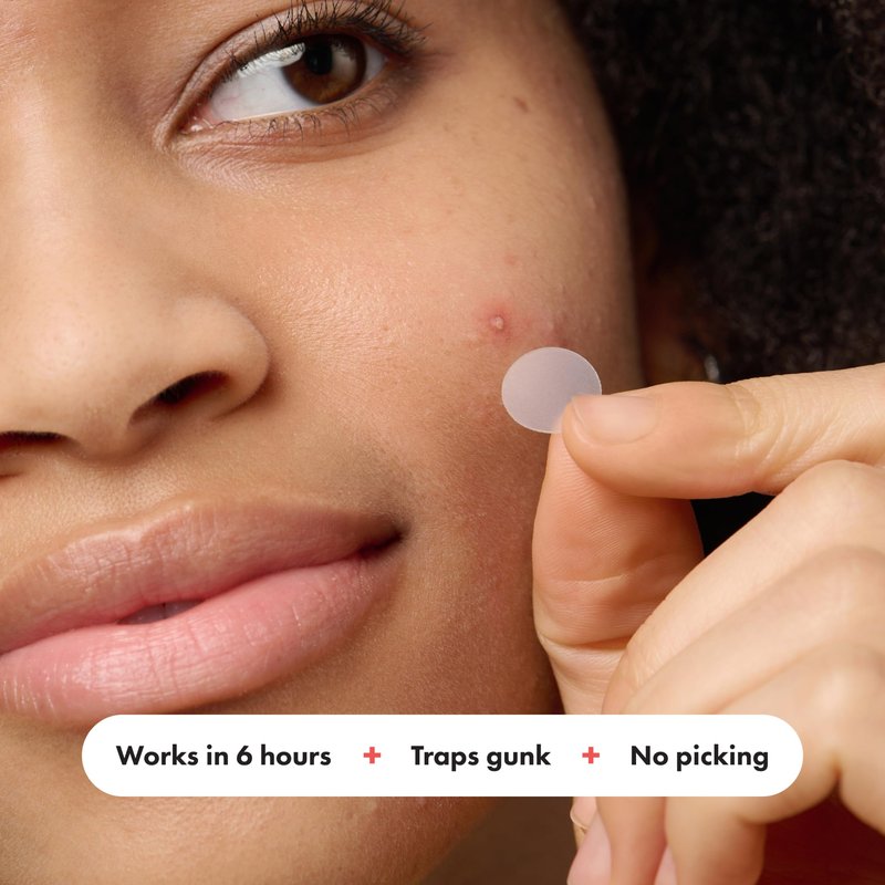 Mighty Patch Original Patch from Hero Cosmetics - #1 Hydrocolloid Acne Pimple Patches for Face, Shrinking Zits & Whiteheads in 1 Use, Nighttime Spot Pimple Stickers for Face, 75 Count