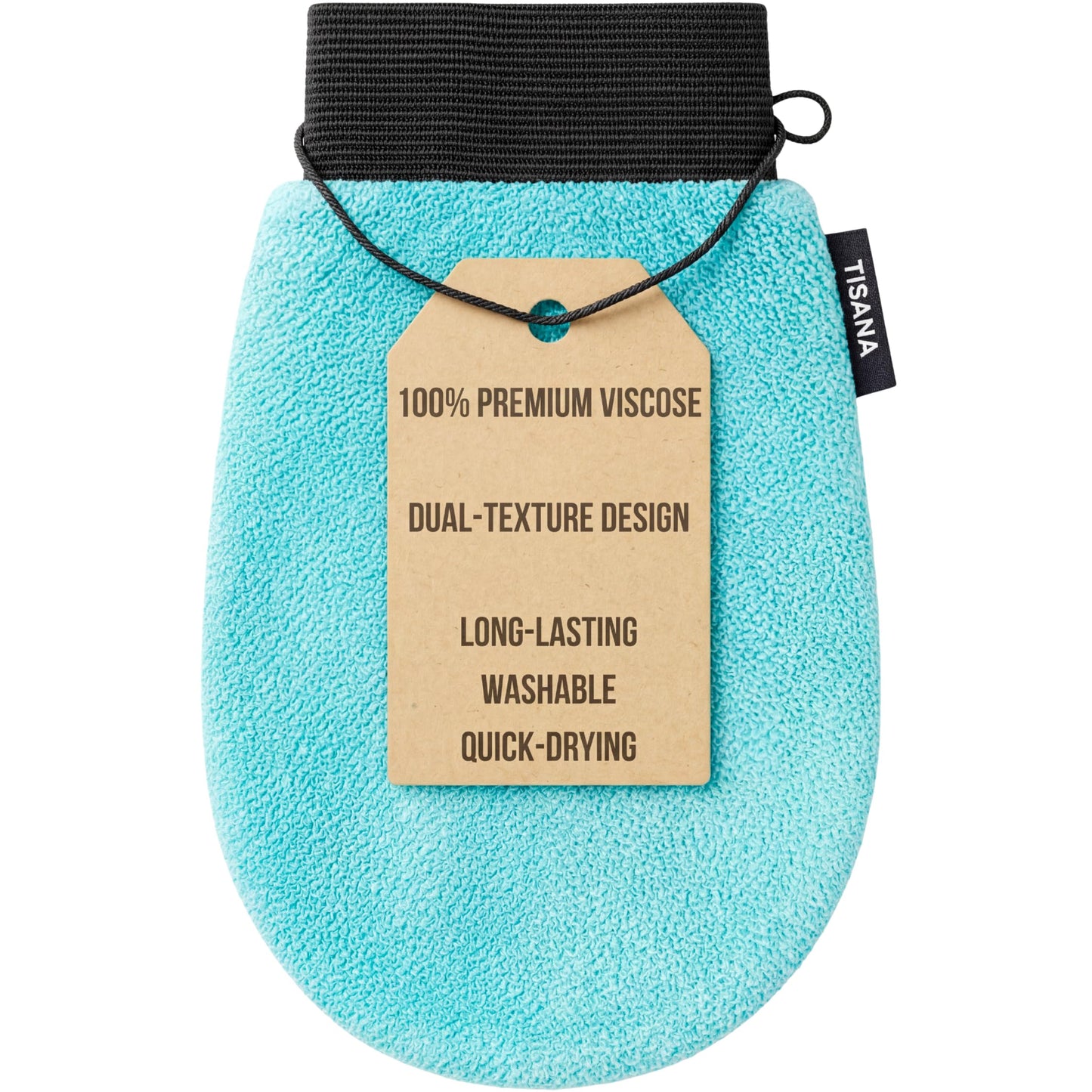 Exfoliating Glove for Shower – Dual-Sided Scrubber Mitt – Deep Exfoliation Washcloth Mittens – Dead Skin & Tan Remover for Body – Body & Face Exfoliator Loofah Wash Cloths for Showering (1-Pack)