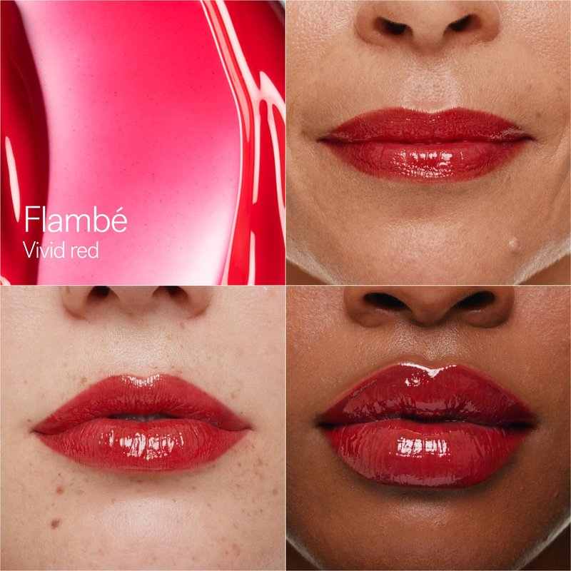 ILIA - Overglaze Hydrating Lip Gloss | Long-Wear, Non-Sticky, 24-Hour Hydration | Smooth + Plump | Vegan + Silicone-, Gluten-, Nanoparticles-Free (Flambé)