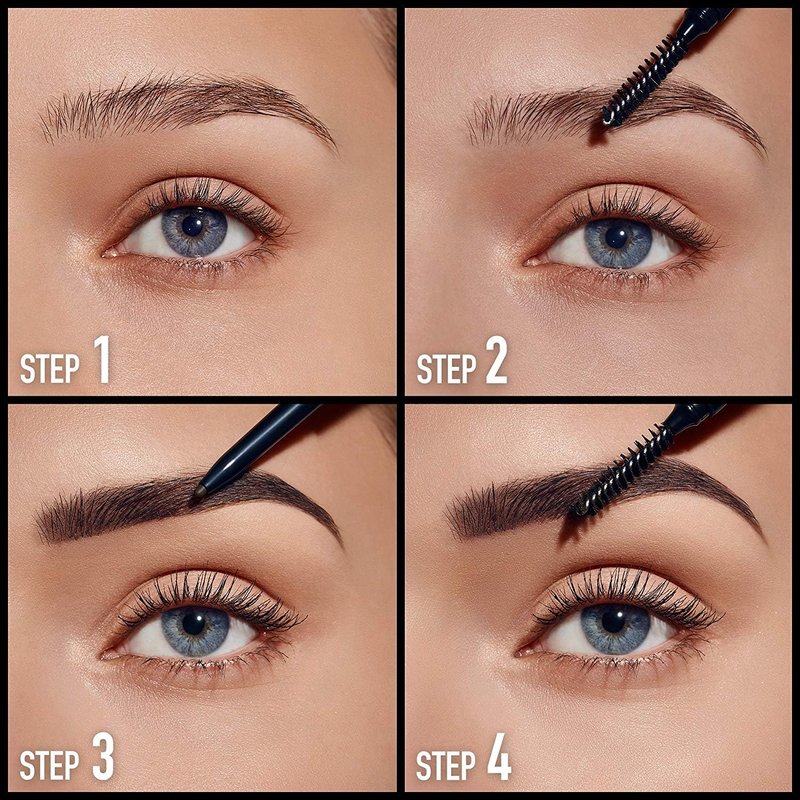 Max Factor Brow Shaper Pencil - 30 Deep Brown, Precision Brow Definition, 0.1 Ounce