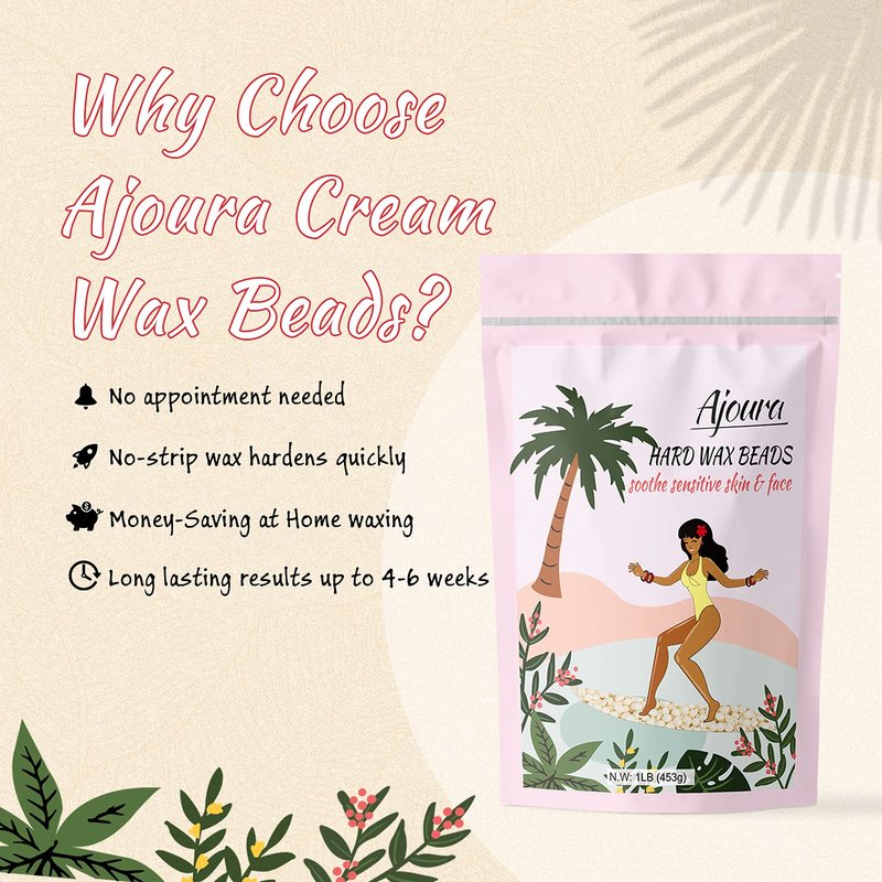 Aloe Wax Hair Removal Beads - Gentle Hair Removal for Whole Body | 500g