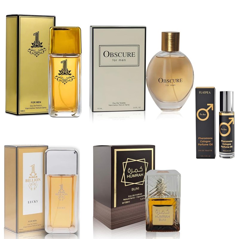 Men's Cologne Gift Set - 4 Long Lasting Fragrances with 10ml Pheromone Cologne | Perfect for Gifting