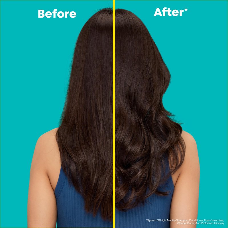 Matrix High Amplify Volumizing Shampoo - Instant Lifts and Cleanses Hair For Volume & Strength, Lightweight & Silicone-Free Formula, Boost Structure in Fine, Thin & Limp Hair With Protein, 10.1 Fl Oz